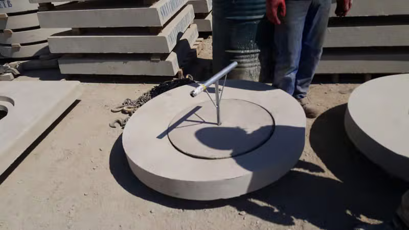 Manhole cover with lifting tool