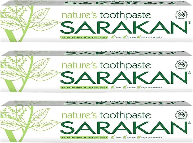 Sarakan Nature’s Toothpaste (50 ml) Fluoride Free - 3 Pack