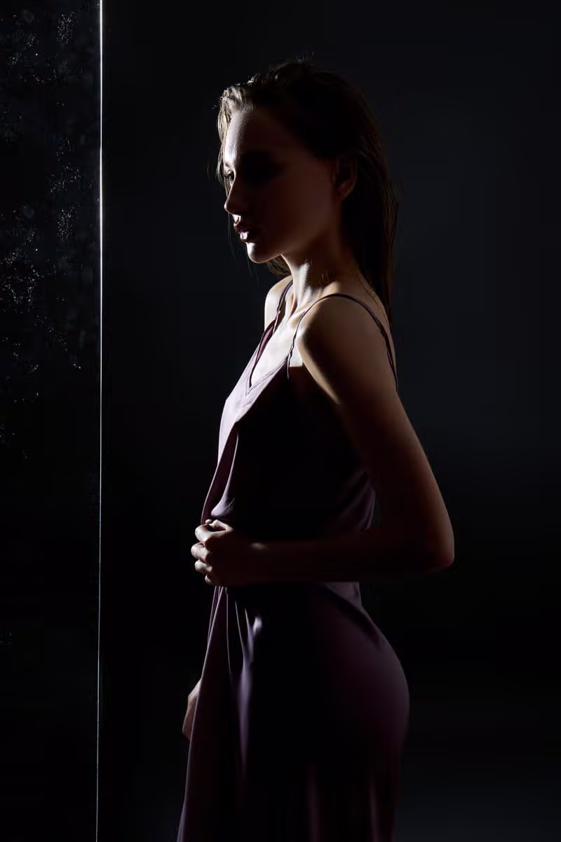 Midnight Silk Chemise