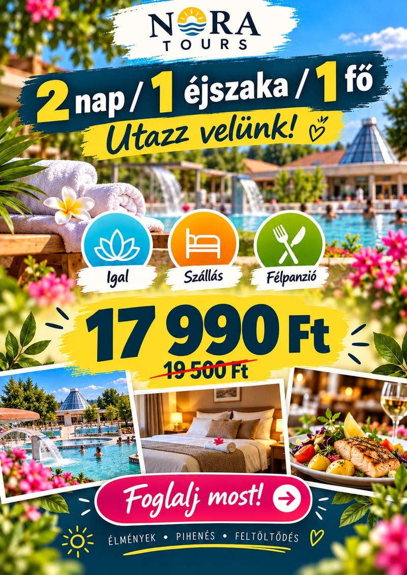 2 nap / 1 éjszaka / 1 fő