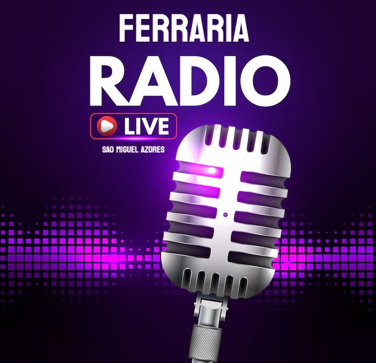 Microfone de estúdio de rádio em emissão