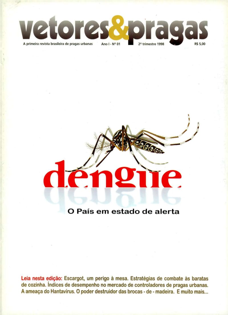 Capa Revista Vetores & Pragas - Ano I - Nº 01