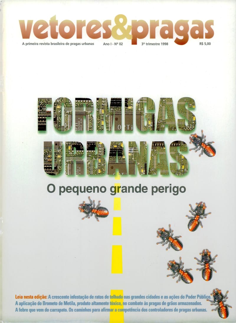 Capa Revista Vetores & Pragas - Ano I - Nº 02