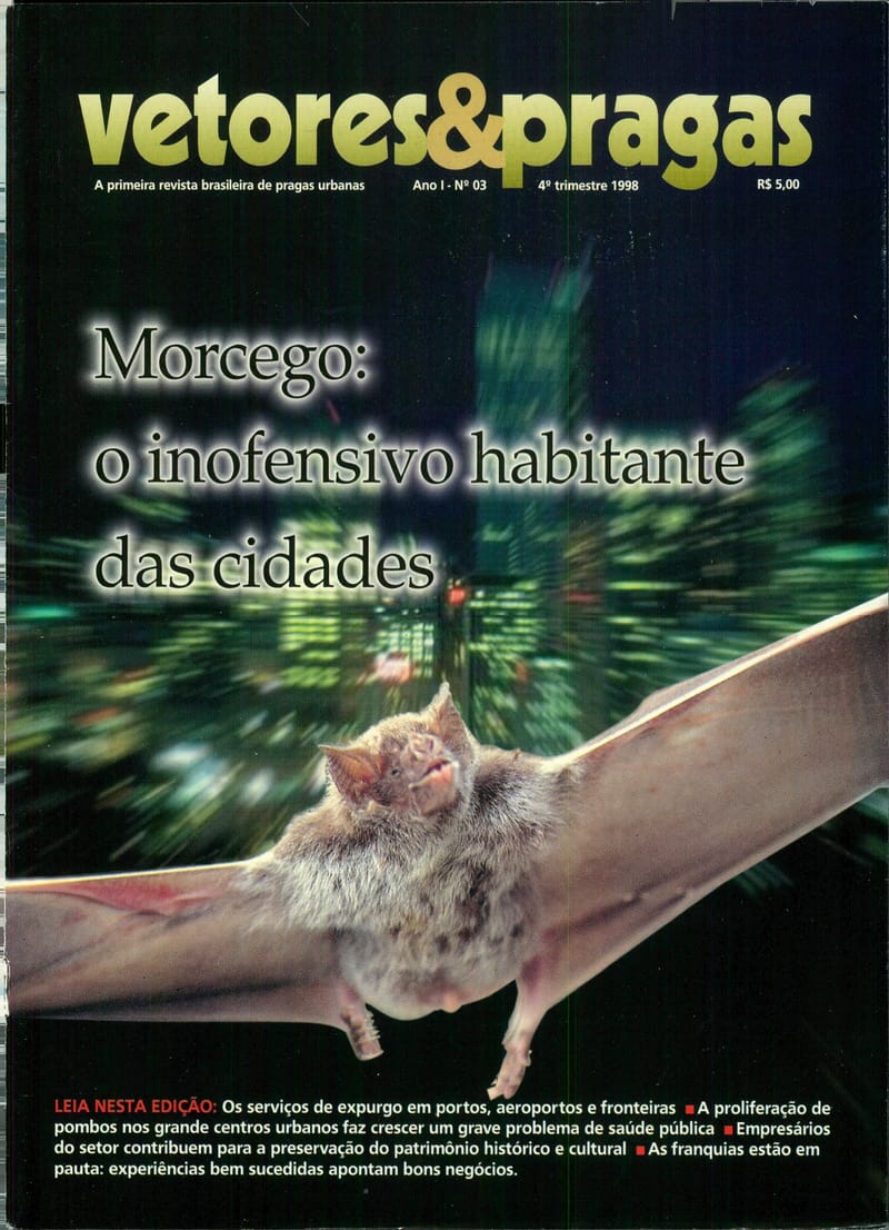 Capa Revista Vetores & Pragas - Ano I - Nº 03