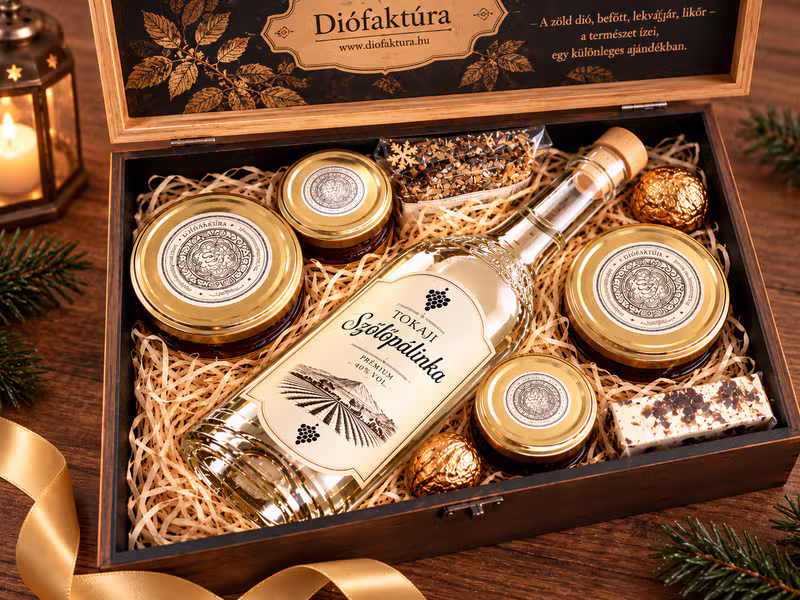 A hercegi elegancia prémium zölddió ajándékcsomag