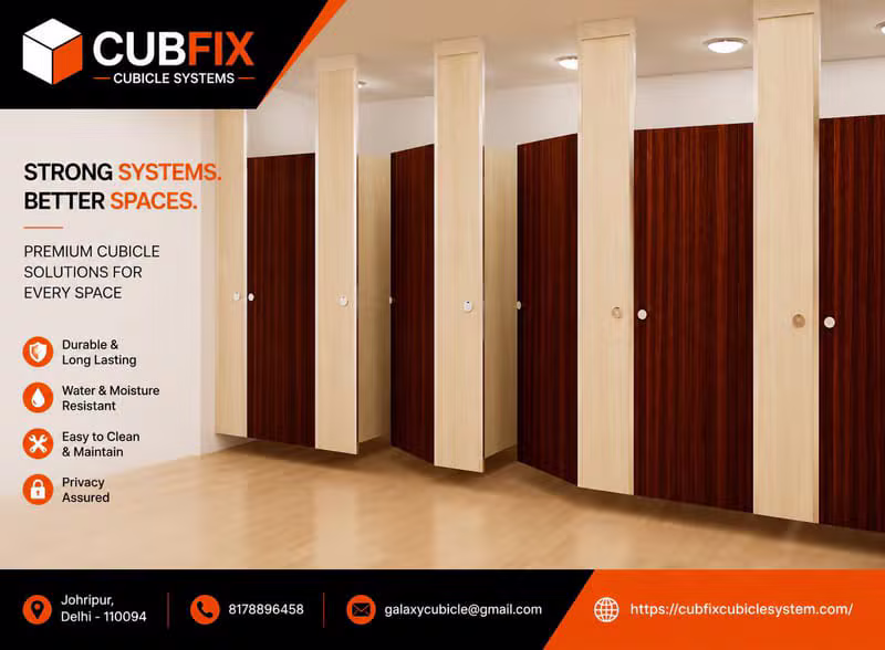 Multispeciality Hospital Blocks washroom cubicle installation in Noida