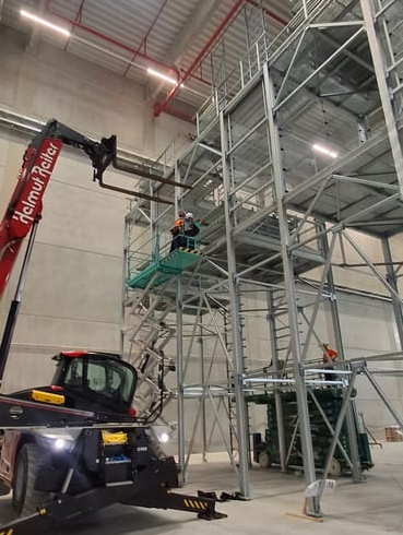 Industrieanlage und Fertigung