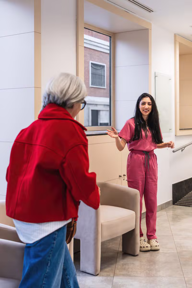 Calm and welcoming reception area at Zaman Dental & Surgery