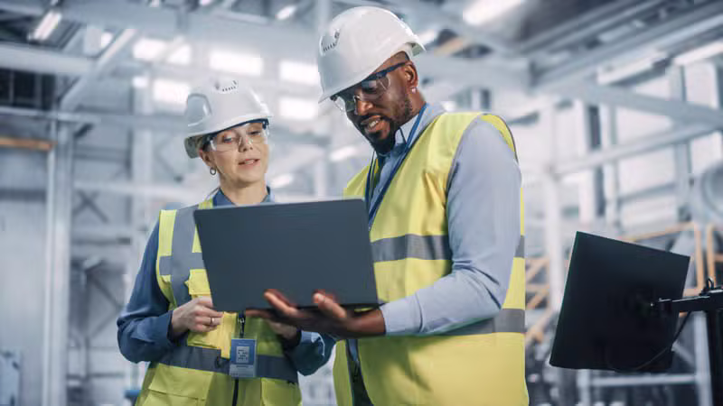 Aerospace manufacturing facility under construction