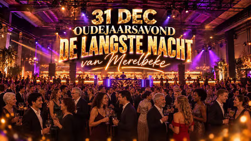 Affiche De Langste Nacht van Merelbeke - 31 december