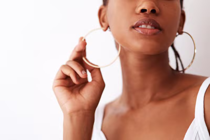 Gold Vermeil Hoop Earrings