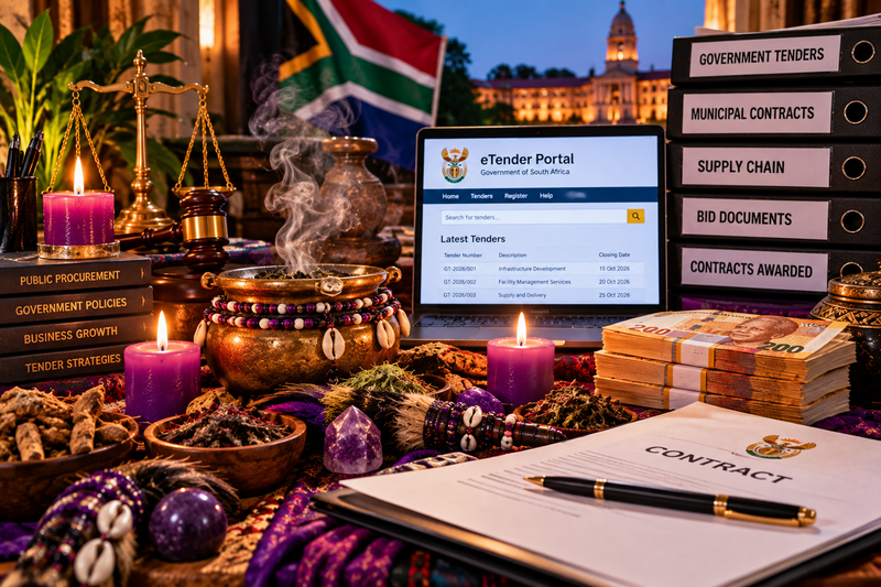 Winning Tenders & Government Contracts Spiritual Rituals