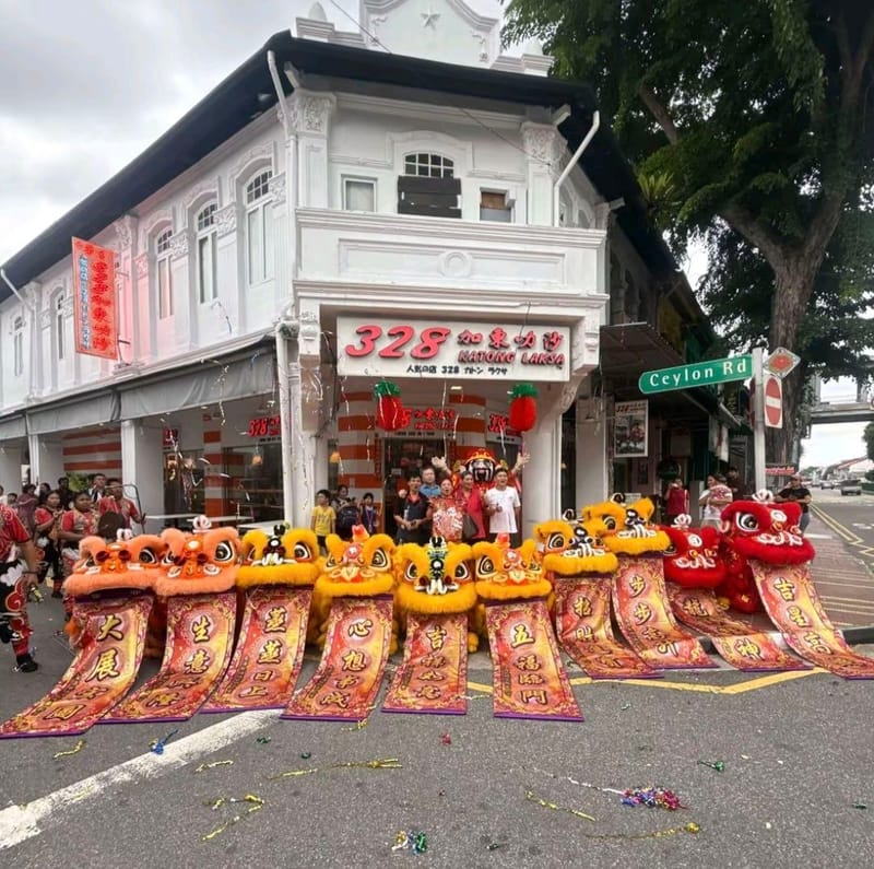 Traditional Chinese lion dance drummers keeping the cultural heritage alive
