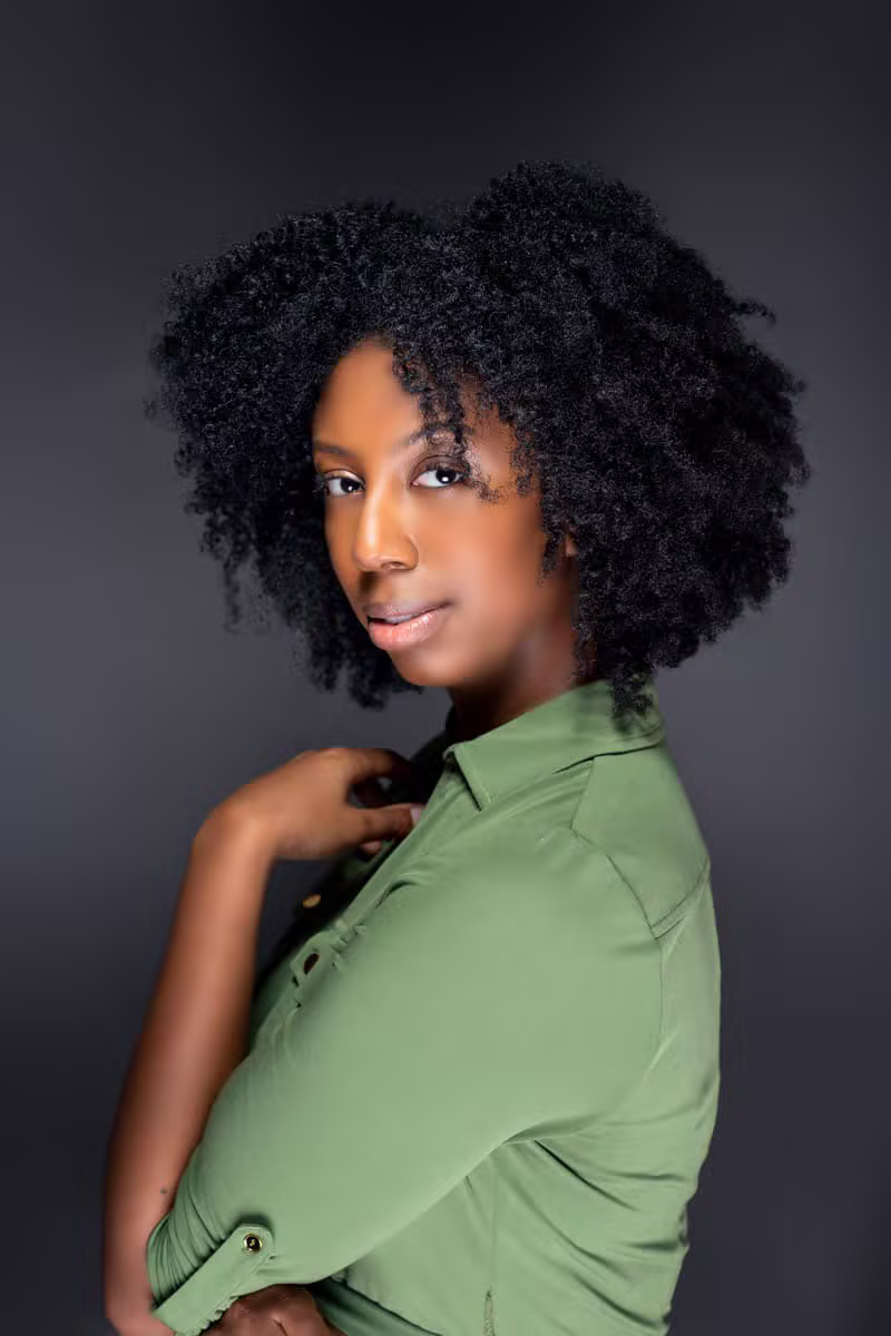 Amaracyn portfolio look: defined natural curls treatment