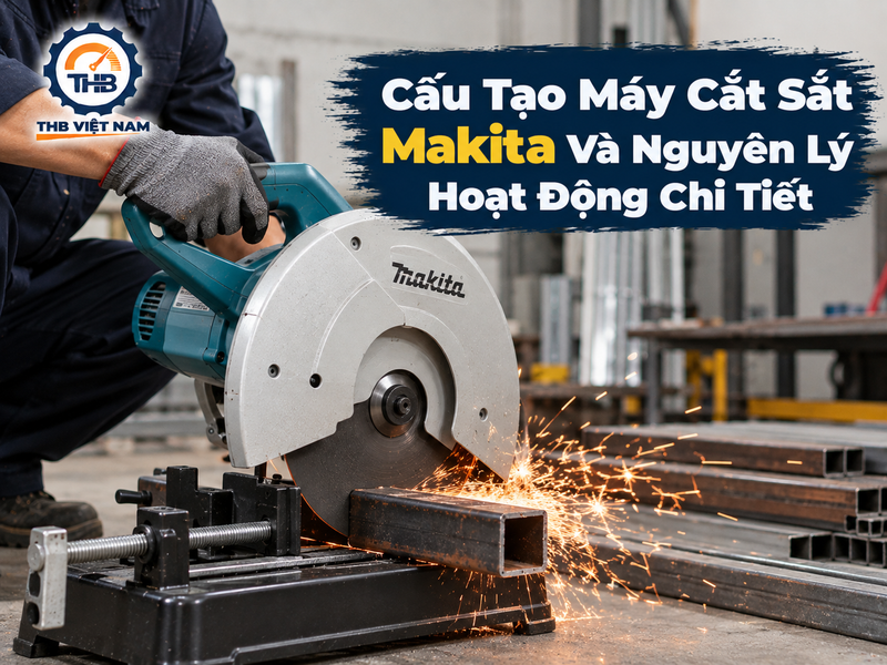 Ảnh tiêu điểm Cấu Tạo Máy Cắt Sắt Makita Và Nguyên Lý Hoạt Động Chi Tiết