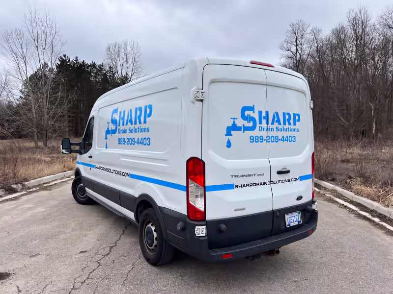 Sharp Drain Solutions service van