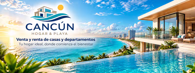 Cancún Hogar & Playa: venta y renta de casas y departamentos en Cancún, tu hogar ideal donde comienza el bienestar