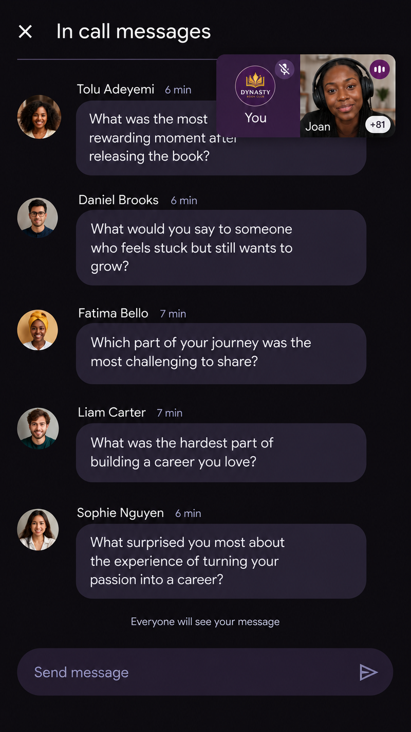 Meaningful Conversations with Our Community