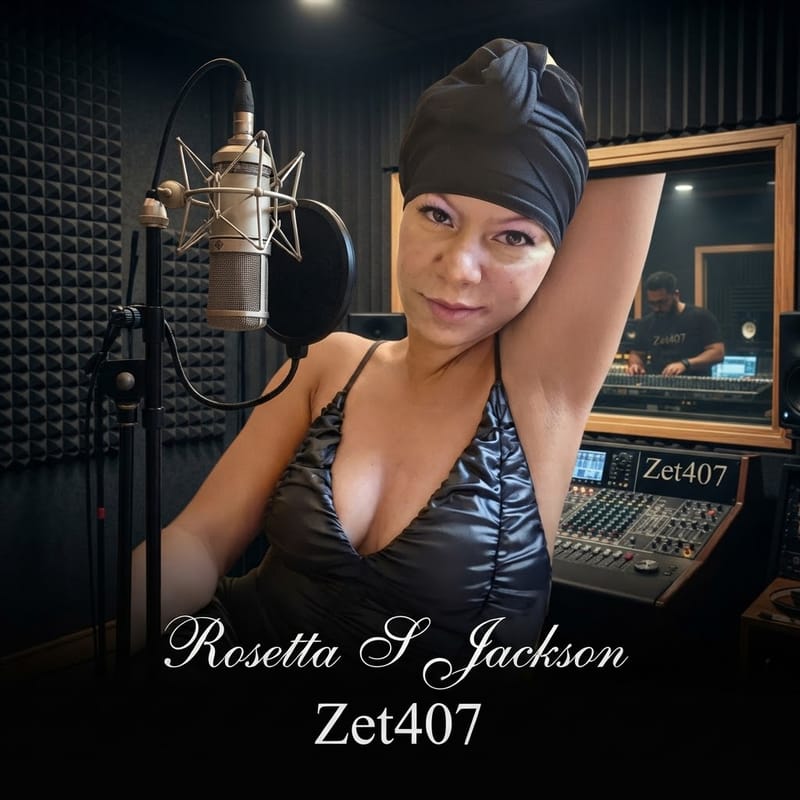 Microphone in a recording studio vocal booth