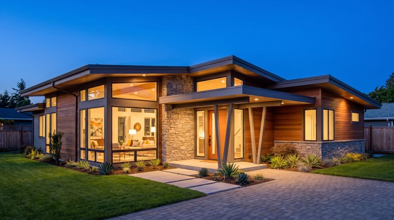 Luxury modern home exterior