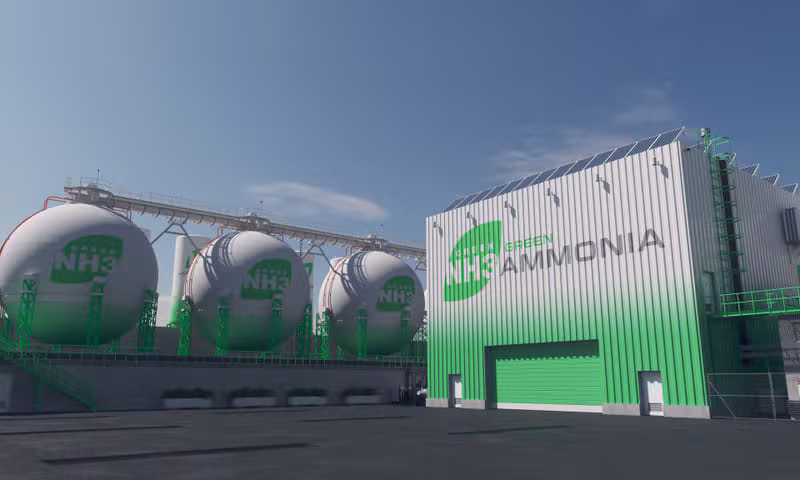 Green ammonia synthesis and storage infrastructure