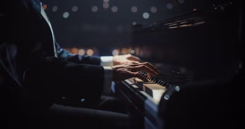 Piano playing