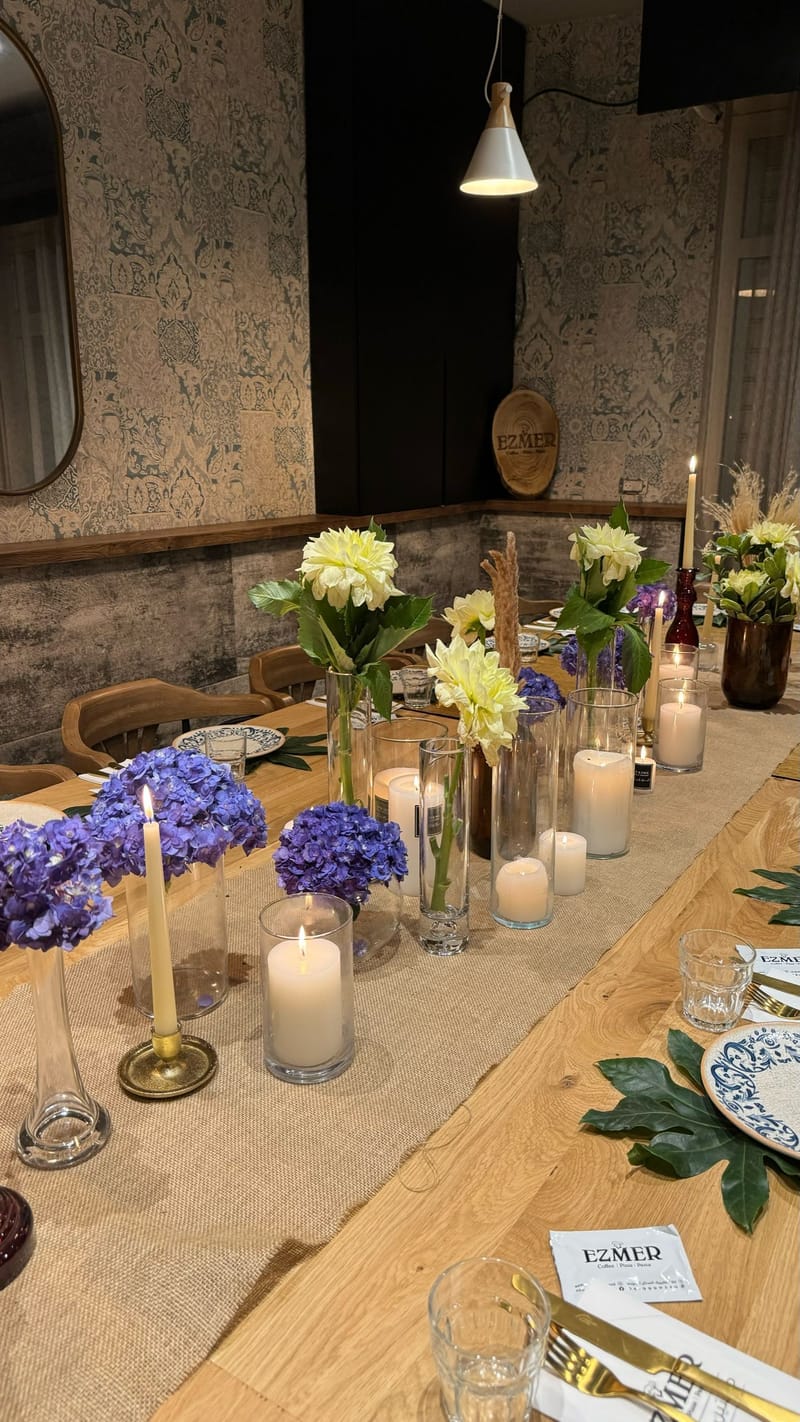 Ezmer VIP room and elegant event setup