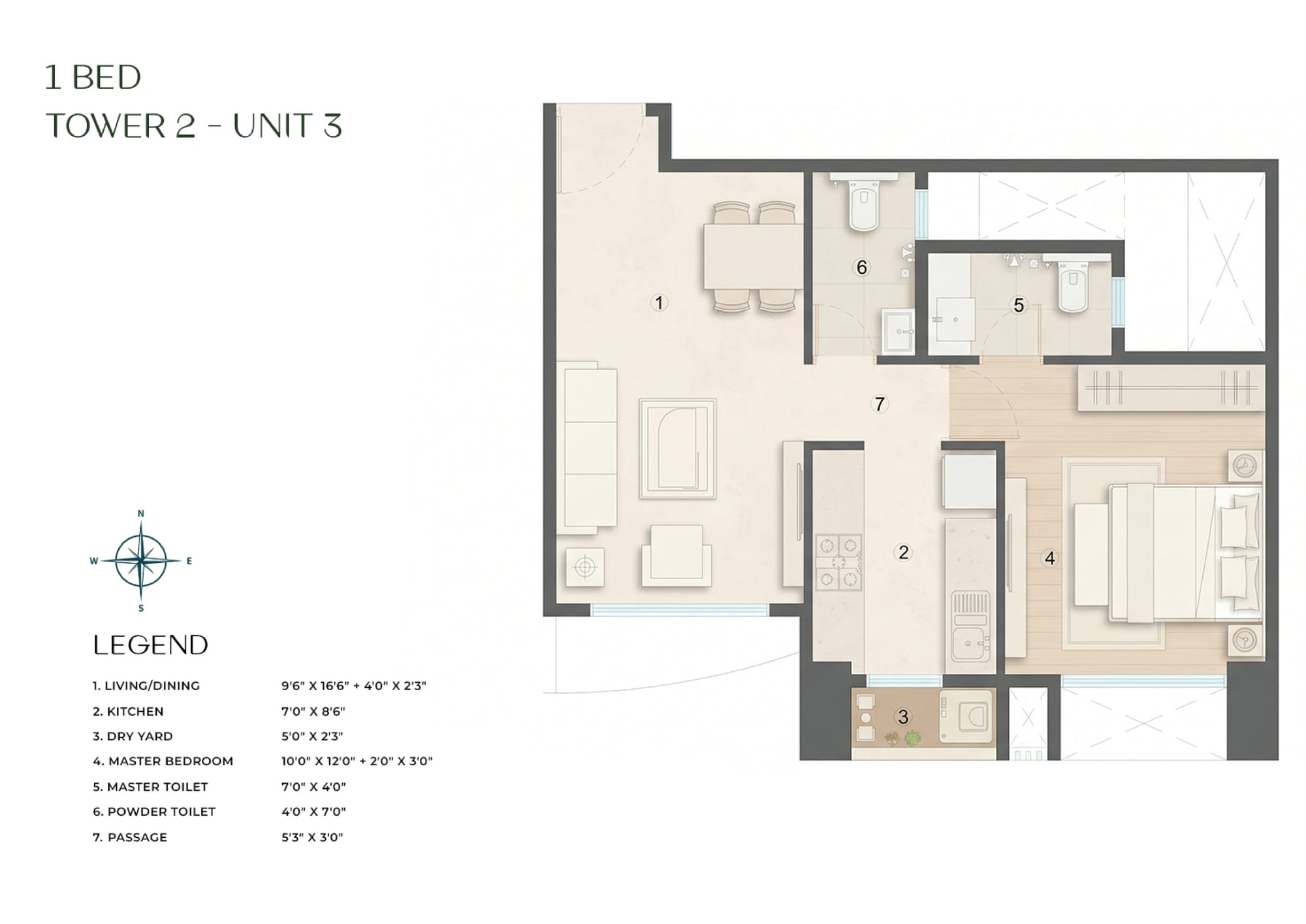 1BHK UNIT