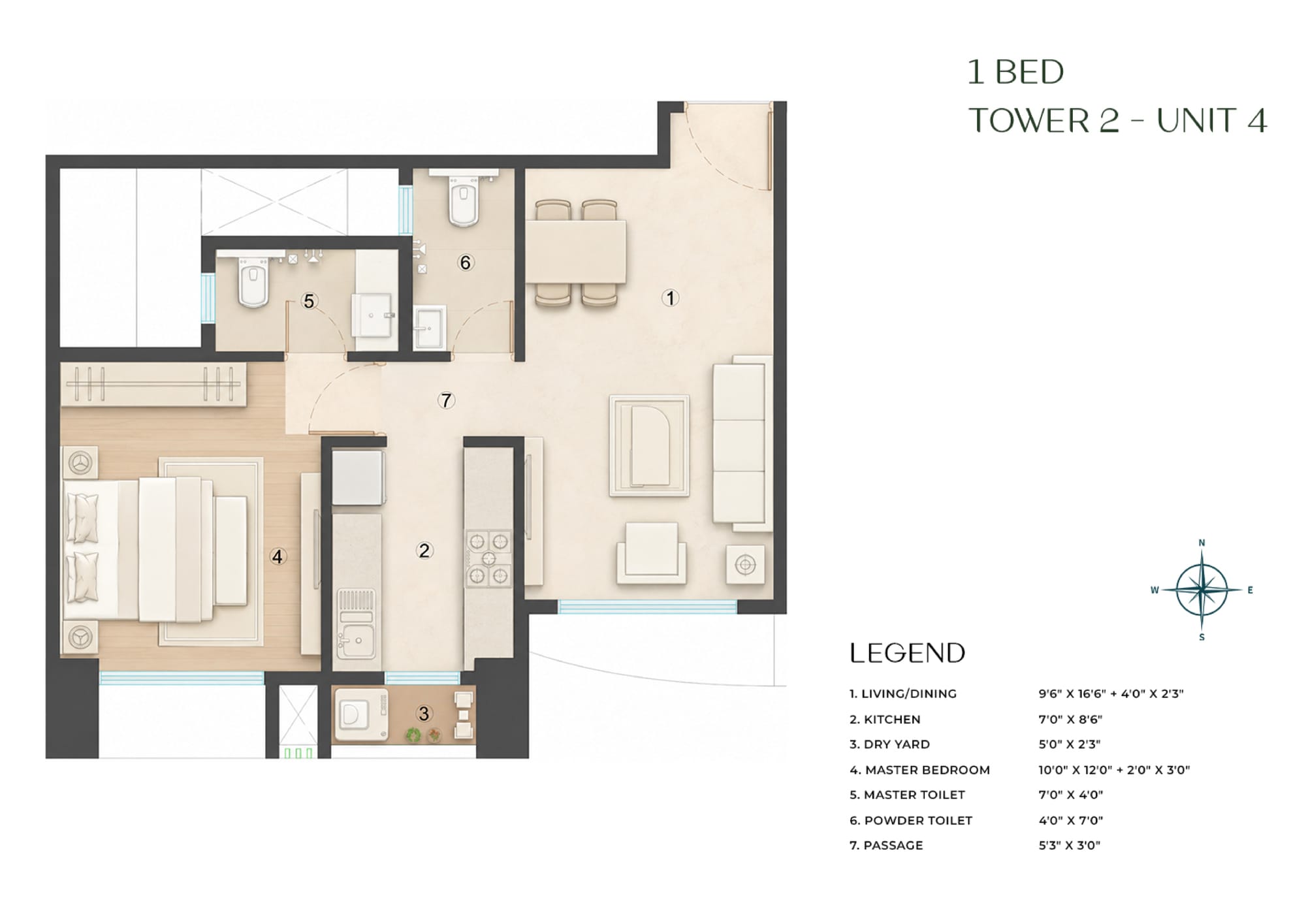 1BHK UNIT