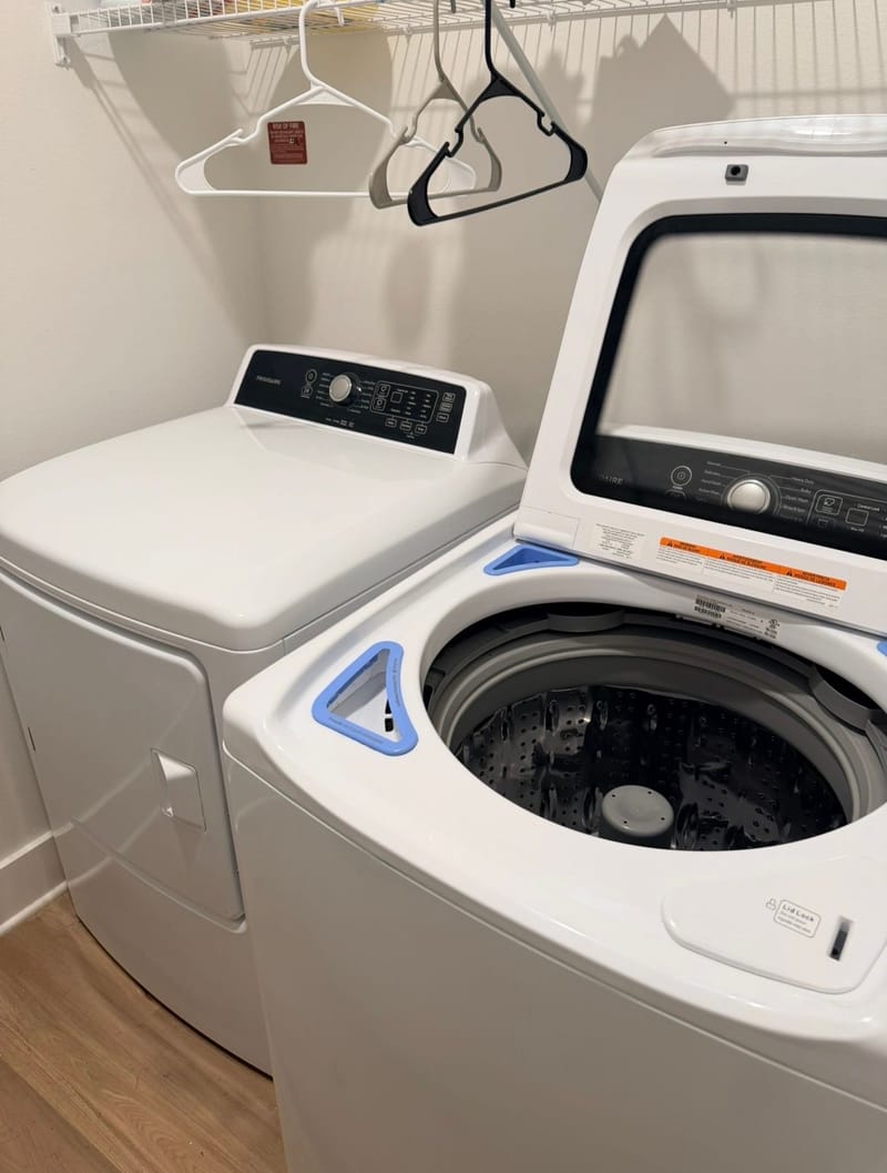 After cleaning: Laundry Room Reset