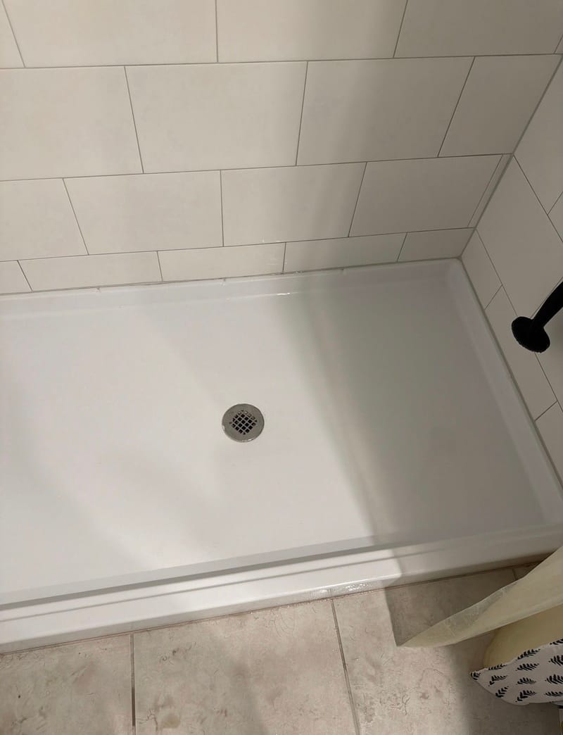 After cleaning: Shower Cleaning