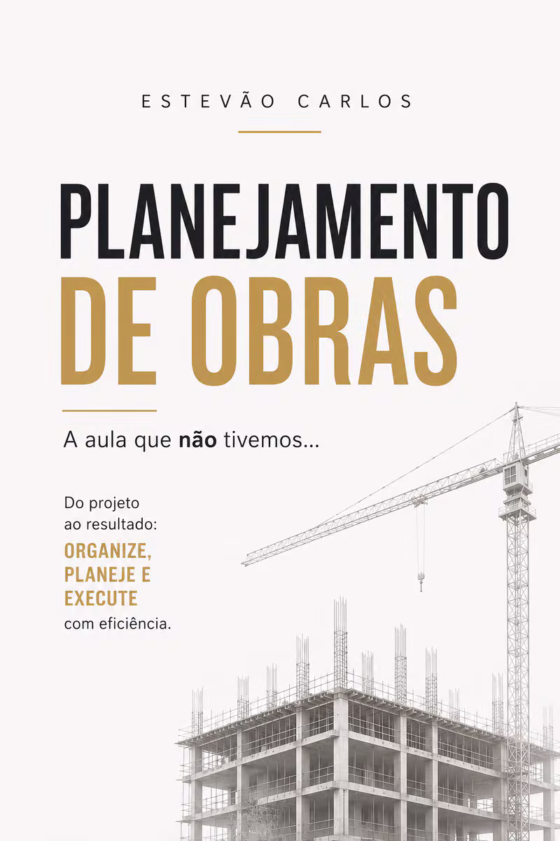 Capa do livro Planejamento de Obras — A aula que não tivemos