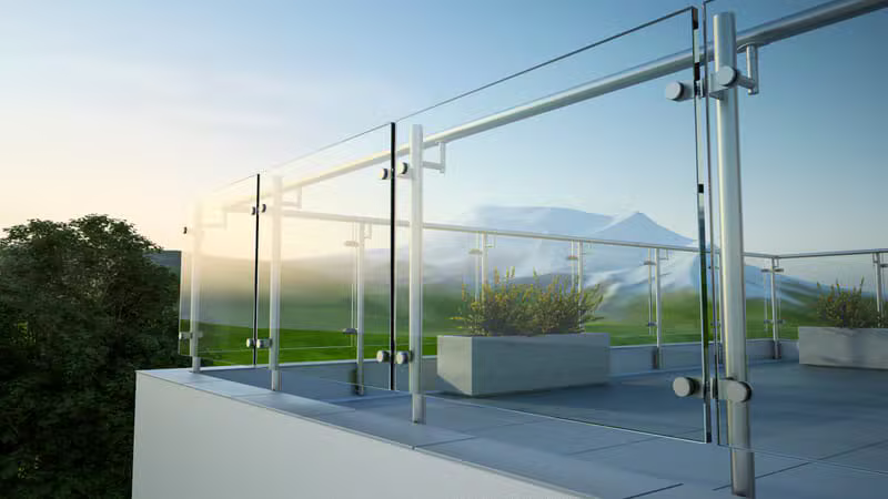 Sakarya'da uygulanmış modern cam balkon sistemi