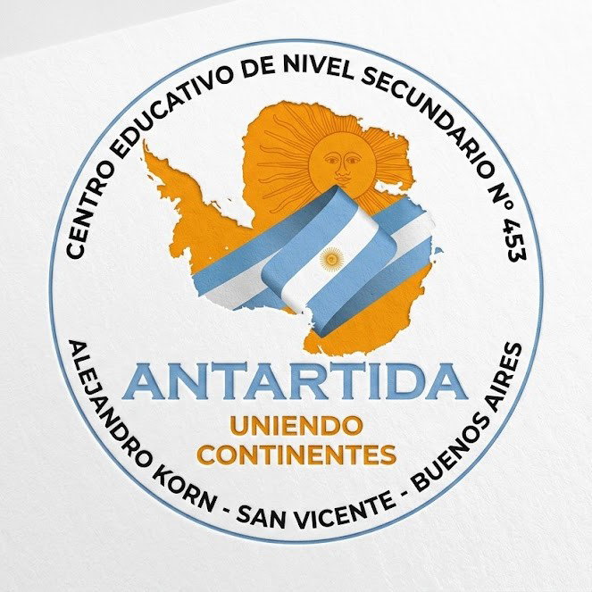 Logo Escuela Secundaria Antártida, Uniendo Continentes