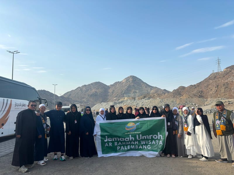 Kebersamaan jamaah saat rihlah