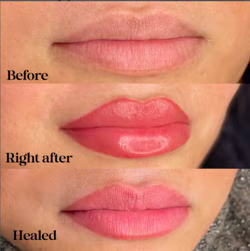 Lip blushing at VieMyne Beauty Lounge