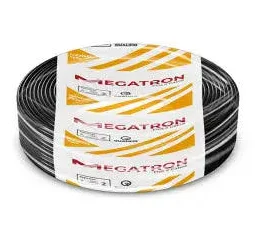 Fio Cabinho Flex. Megatron 16,0 Preto 100MT