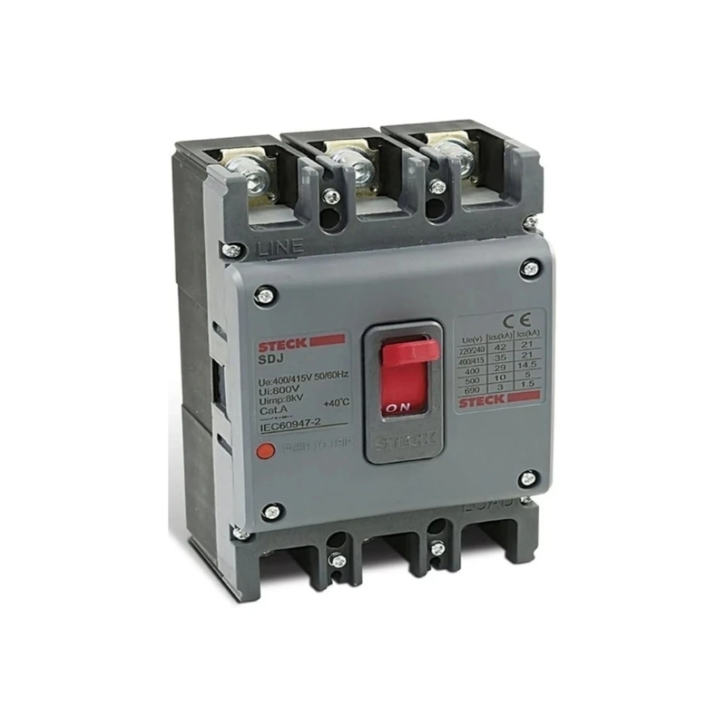 Disjuntor Caixa Moldada Asgard Tripolar 125A S250 690V