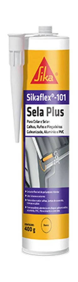 Cola PU Selante Sikaflex 101 Branco 400g