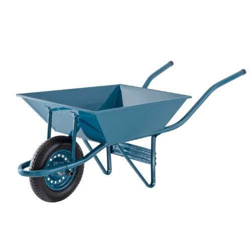 Carrinho de Pedreiro Giga Canal 80L 0,90mm Quadrado Azul