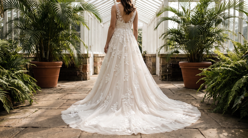 Elara Crepe Gown