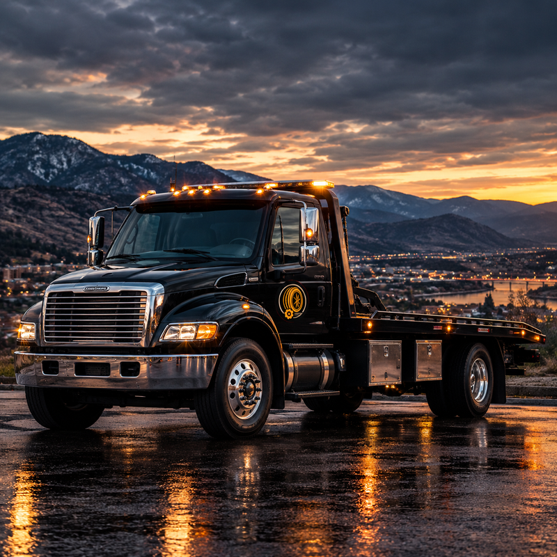 HeadOn Towing truck in Kamloops, BC