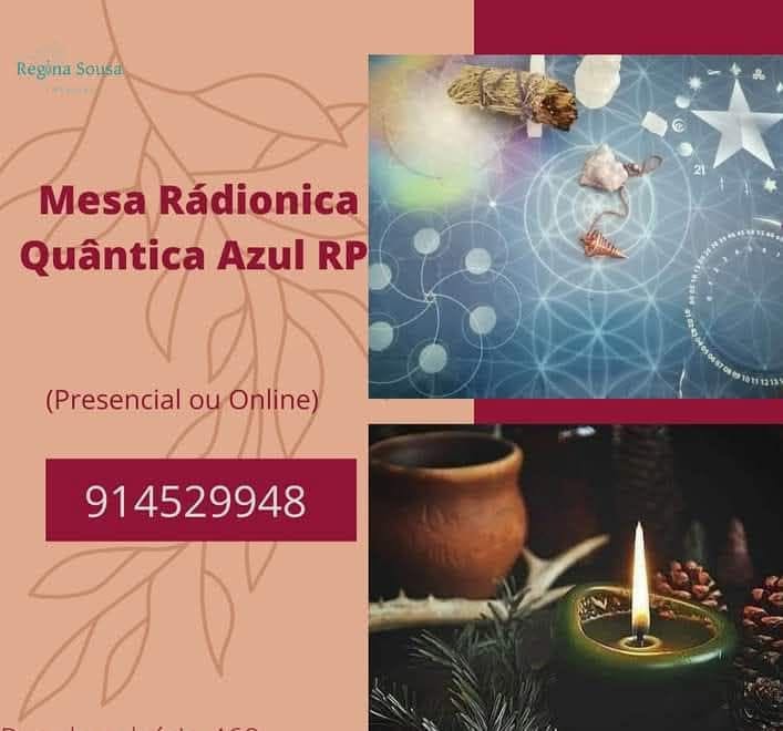 Mesa Radiónica Quântica Azul RP