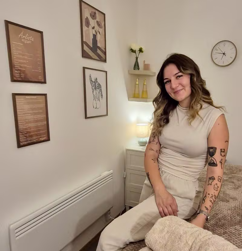 Csósz Dóra, svédmasszőr a Restart by Dorci szalonban