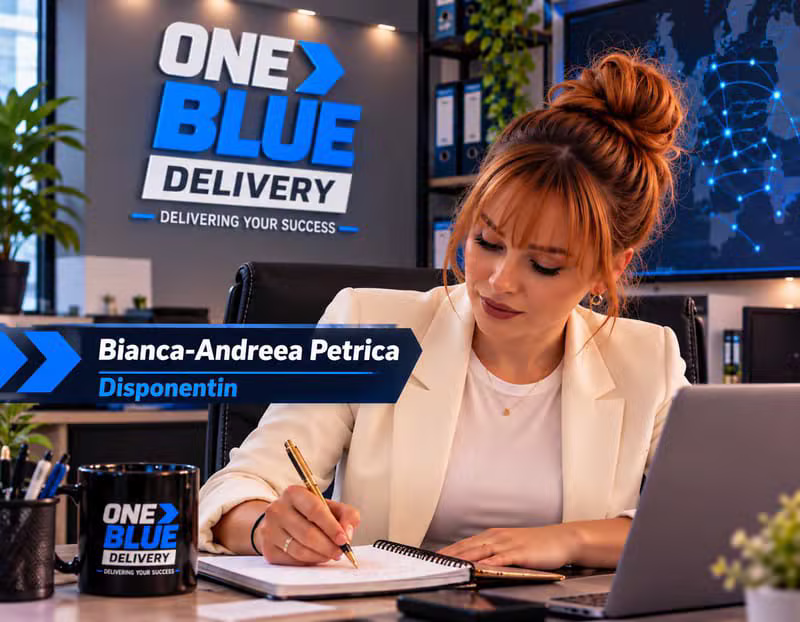 Bianca-Andreea Petrica, Disponentin bei ONE BLUE DELIVERY