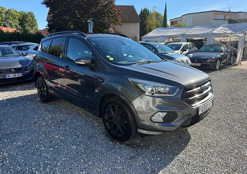 Ford KUGA 2.0 TDCI 180ch ST LINE BOÎTE AUTO 4X4 TOIT OUVRANT/ATTELAGE/GPS/CAMERA AR/RADAR AV AR — photo 2