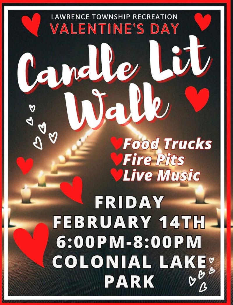 Lawerence Recreation Department: Valentine's Day Candlelight Walk