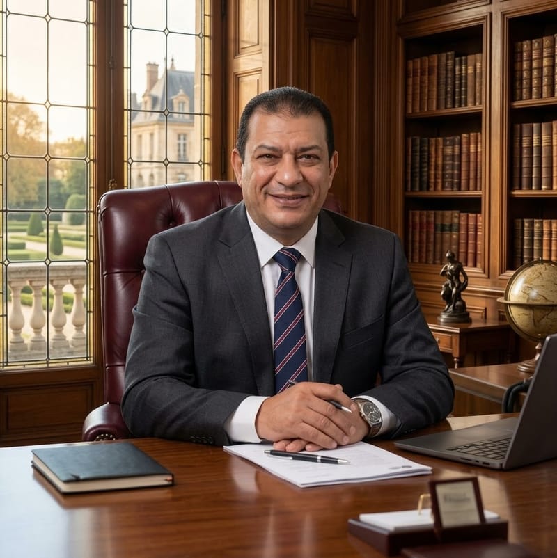 الدكتور أحمد عبد المدبر أثناء مناقشة الخطة العلاجية مع مريض