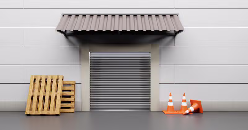 40ft Roller Door Shipping Container