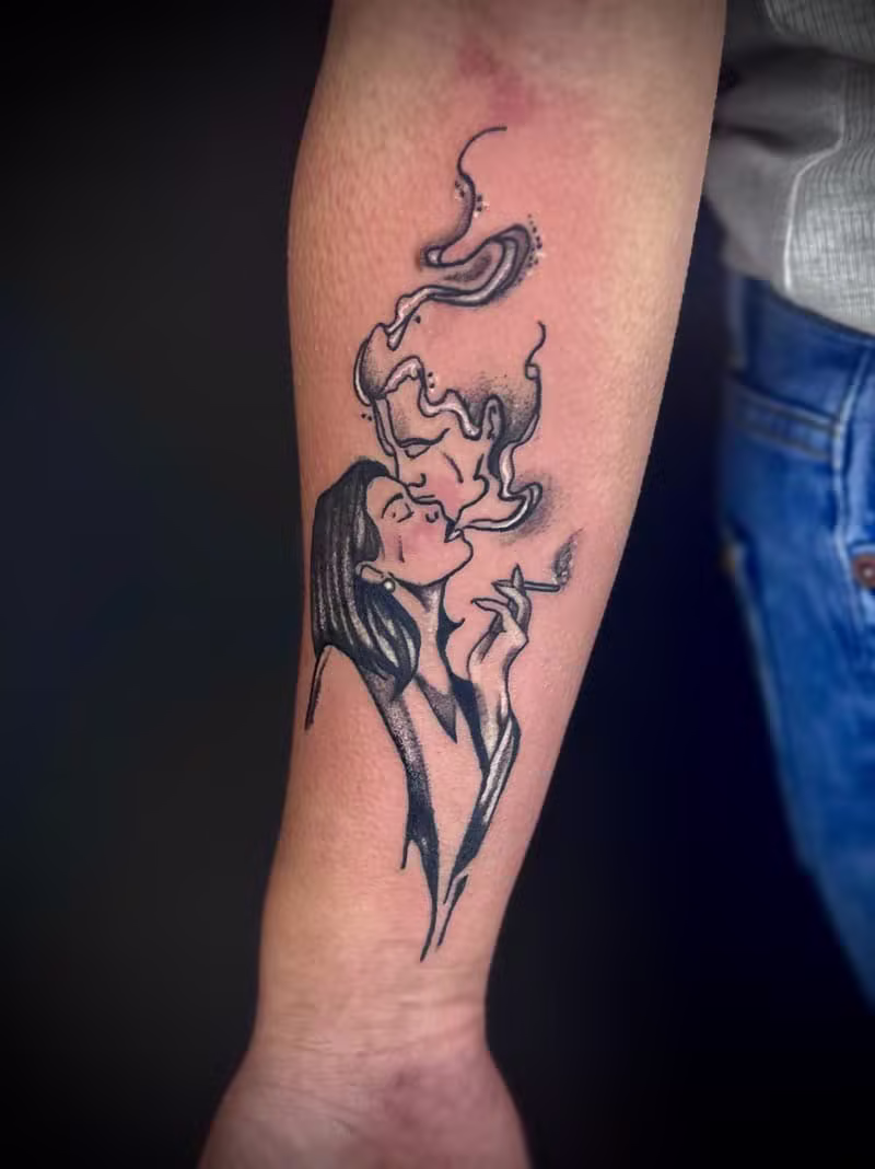Rauch & Eleganz Tattoo von PALA INR ART